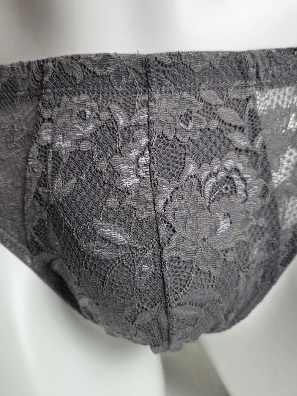 Cosabella Men's Lace Briefs in Grey